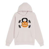 Unisex Small Light Pink Pullover Hooded Sweatshirt