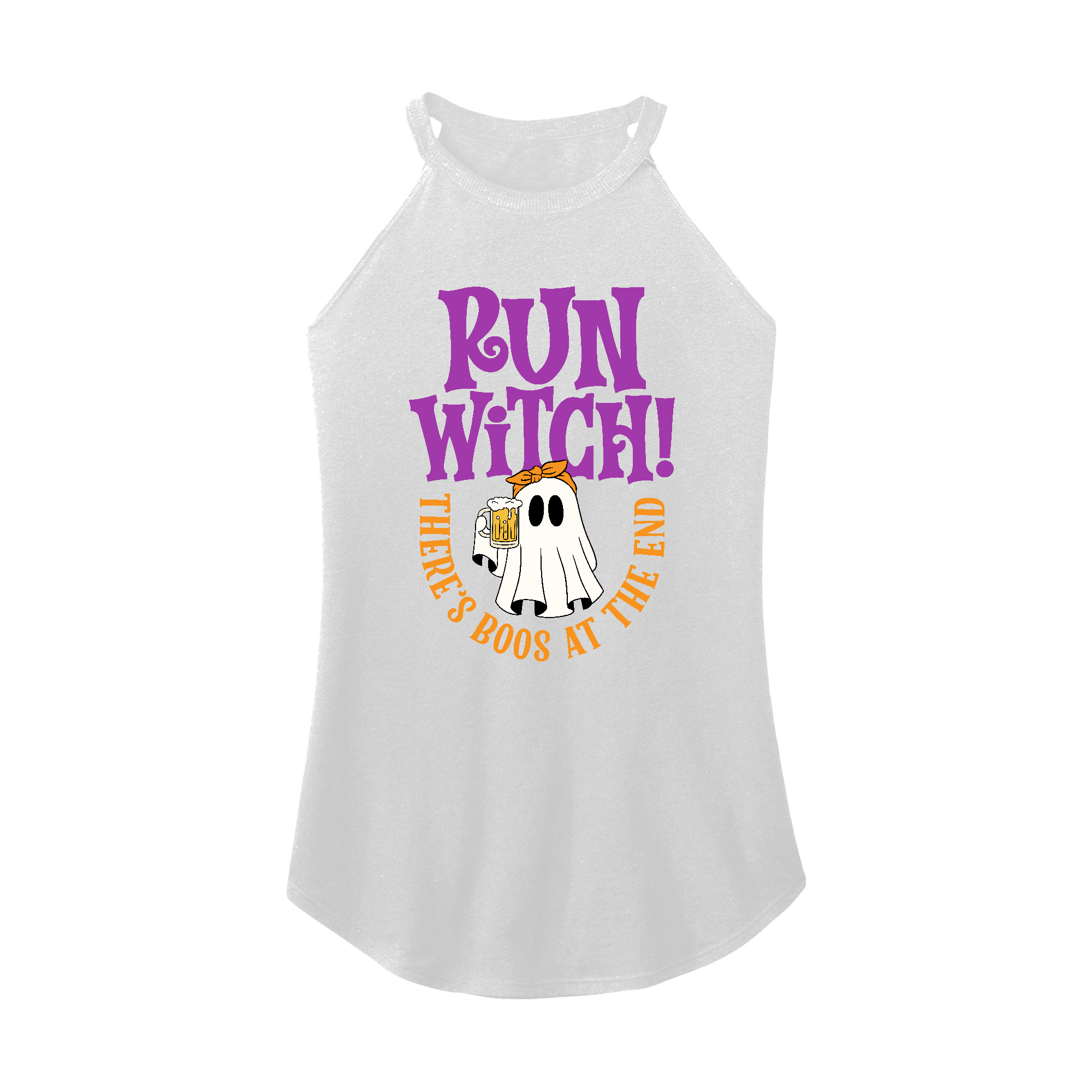 Womens X-Small White Rocker Tank Top
