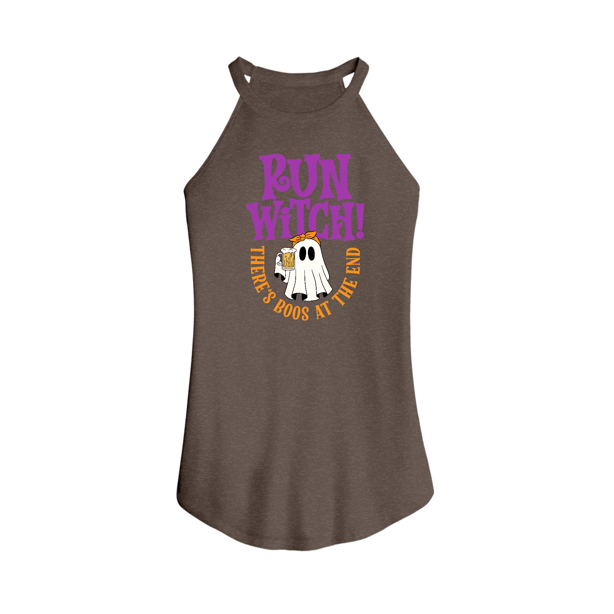 Womens X-Small Brown Tank Top