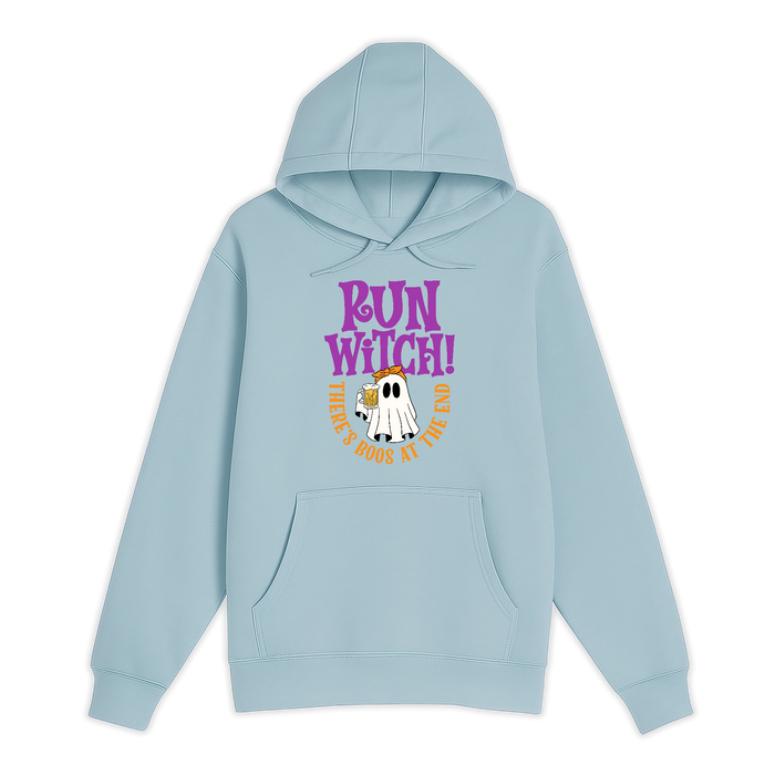 Unisex Small Blue Mist Pullover Hooded Sweatshirt