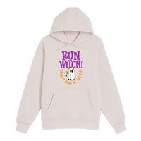 Unisex Small Light Pink Pullover Hooded Sweatshirt