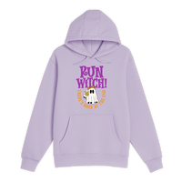 Unisex Small Lilac Pullover Hooded Sweatshirt