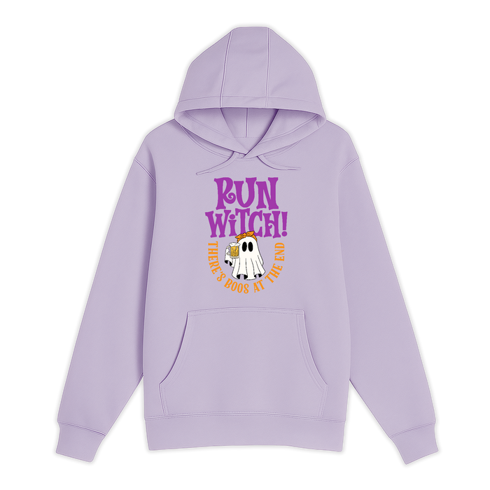 Unisex Small Lilac Pullover Hooded Sweatshirt