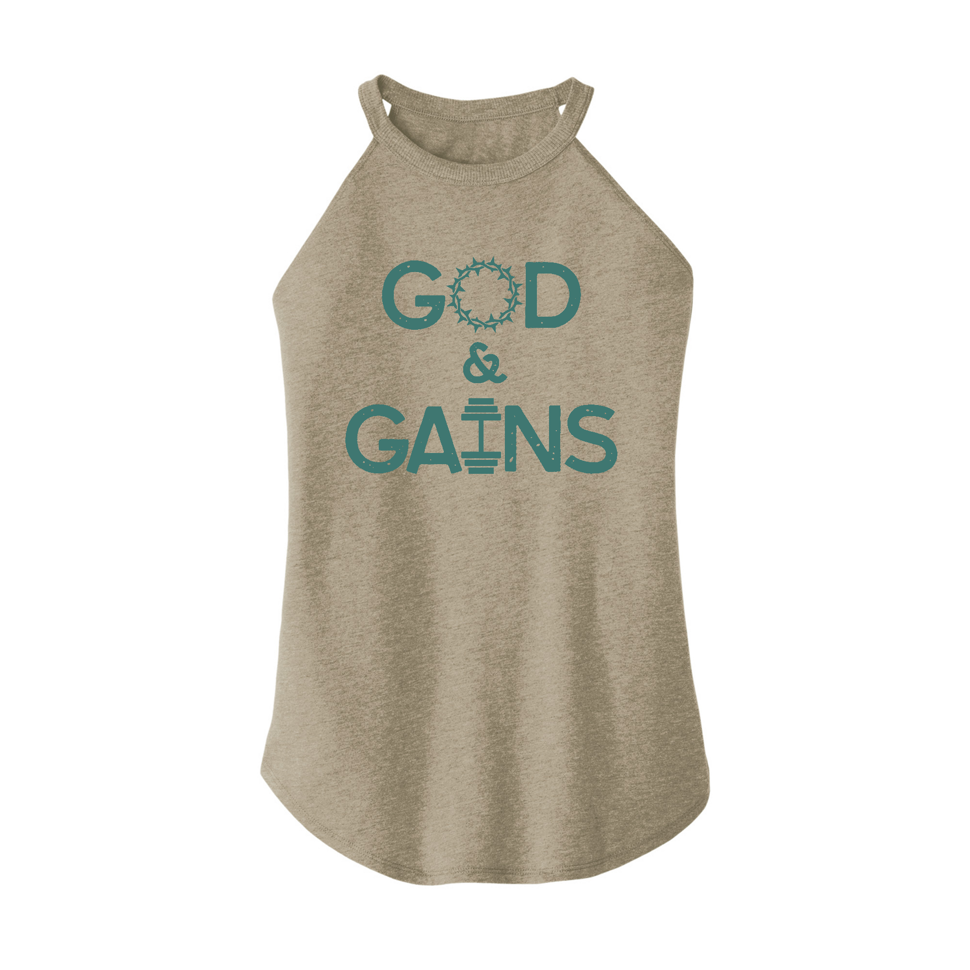Womens X-Small Sand Rocker Tank Top
