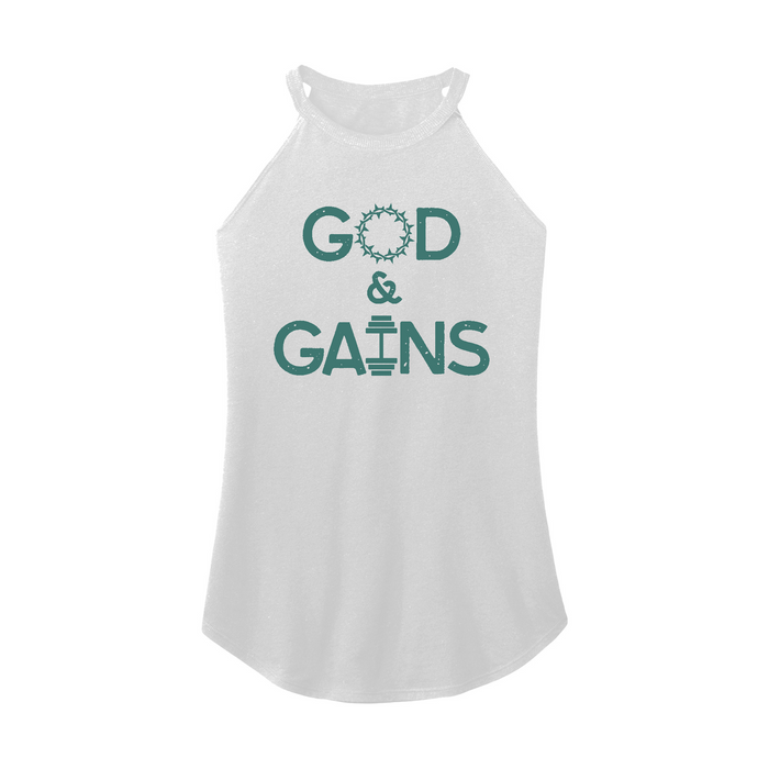 Womens X-Small White Rocker Tank Top