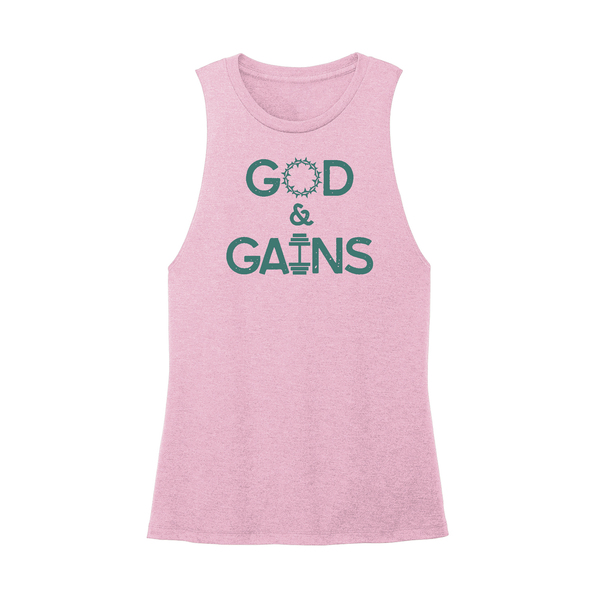 Womens X-Small Light Pink Muscle Tank