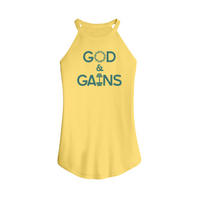Womens X-Small Yellow Tank Top