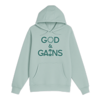 Unisex Small SEA FOAM Pullover Hooded Sweatshirt