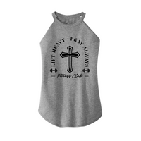 Womens X-Small Grey Rocker Tank Top