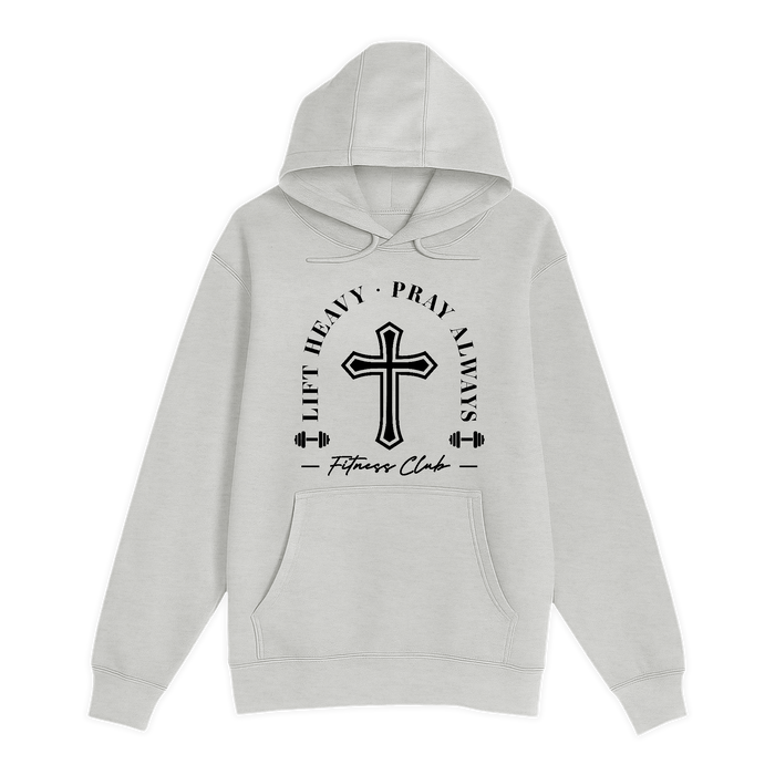 Unisex Small Oatmeal Pullover Hooded Sweatshirt