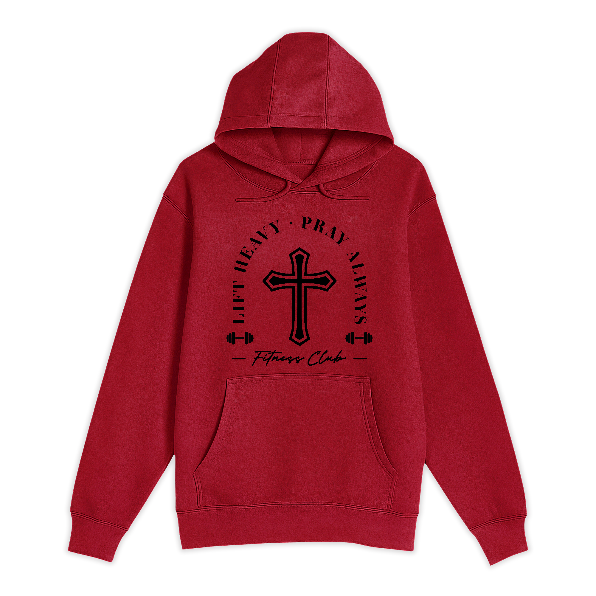 Unisex Small Cardinal Pullover Hooded Sweatshirt