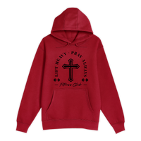 Unisex Small Cardinal Pullover Hooded Sweatshirt