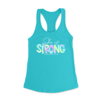 Womens X-Small Tahiti Blue Style_Tank Top