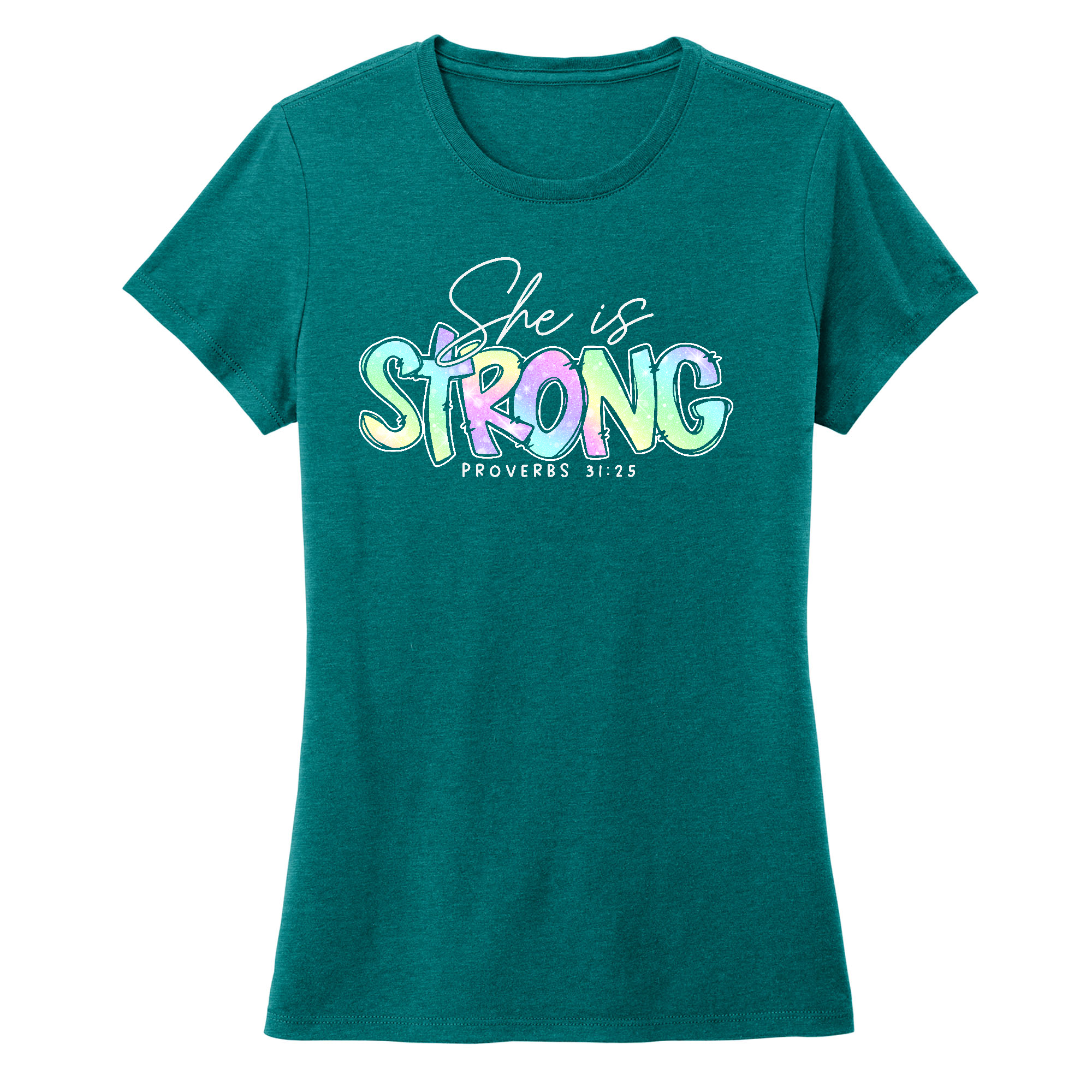 Womens X-Small Teal Style_T-Shirt