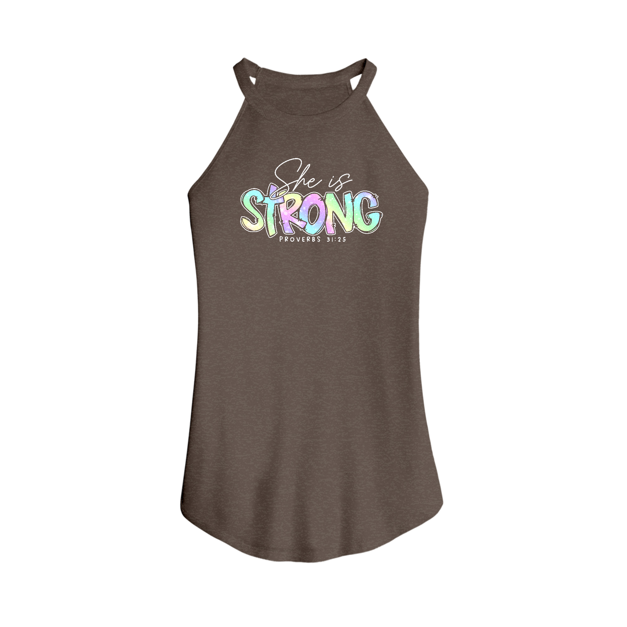 Womens X-Small Brown Tank Top