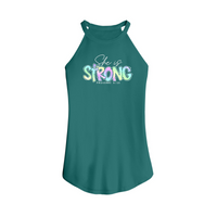 Womens X-Small Teal Tank Top