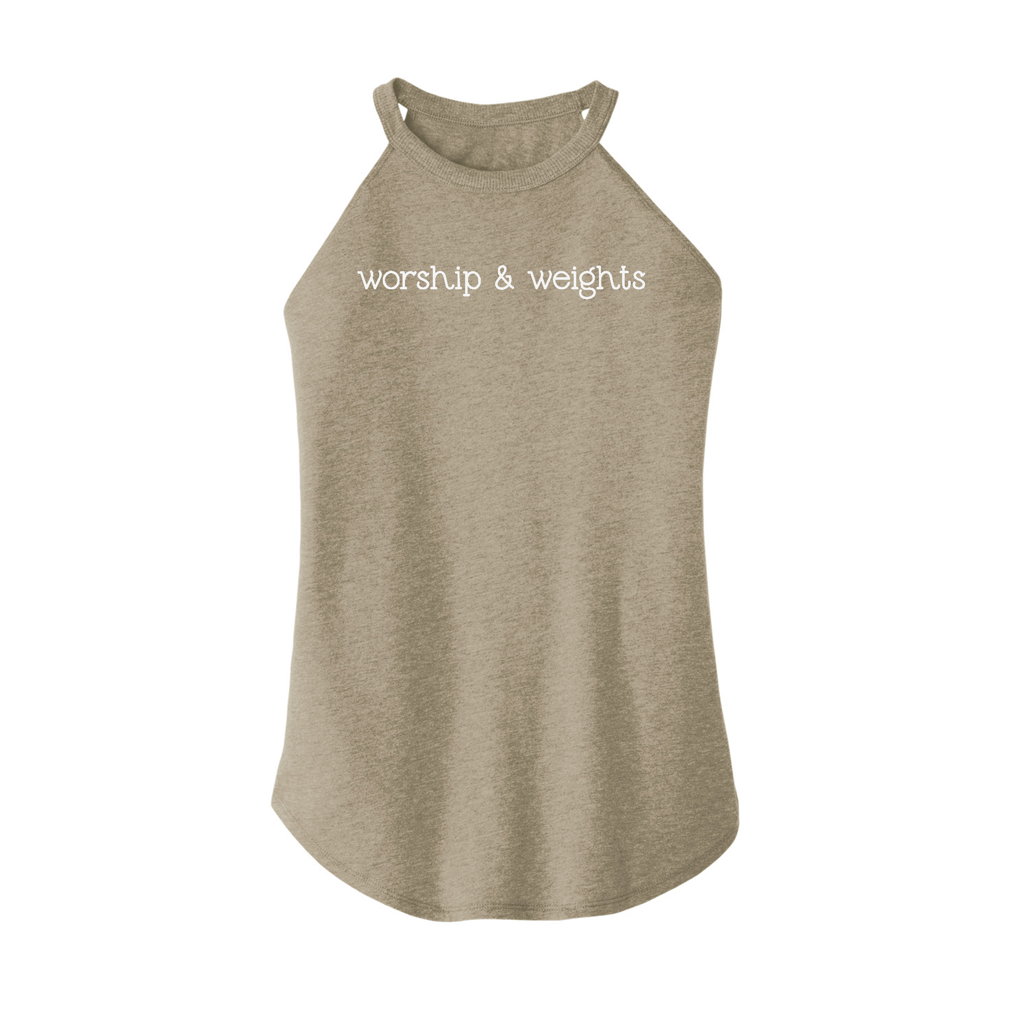 Womens X-Small Sand Rocker Tank Top