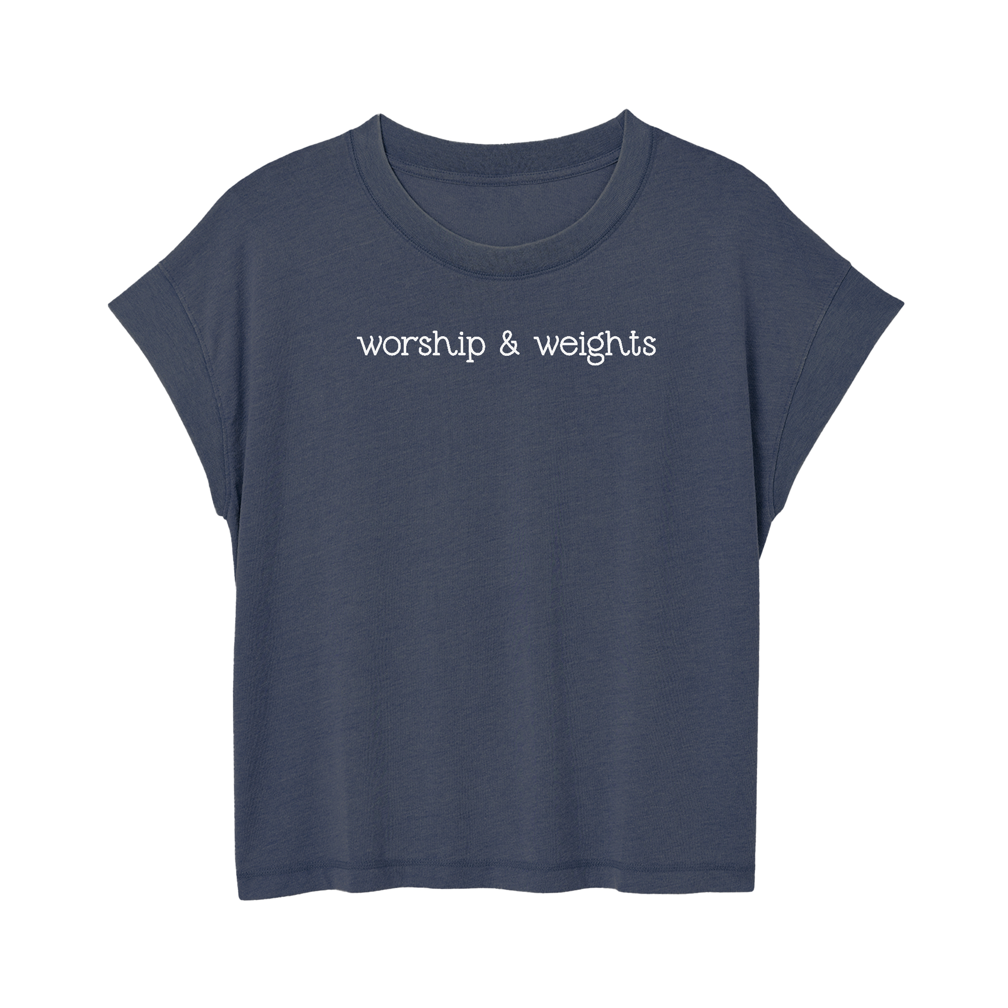Womens Small Navy Style_T-Shirt