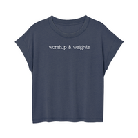 Womens Small Navy Style_T-Shirt