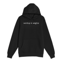 Unisex Small Black Pullover Hooded Sweatshirt