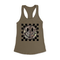 Womens X-Small Military Green Style_Tank Top