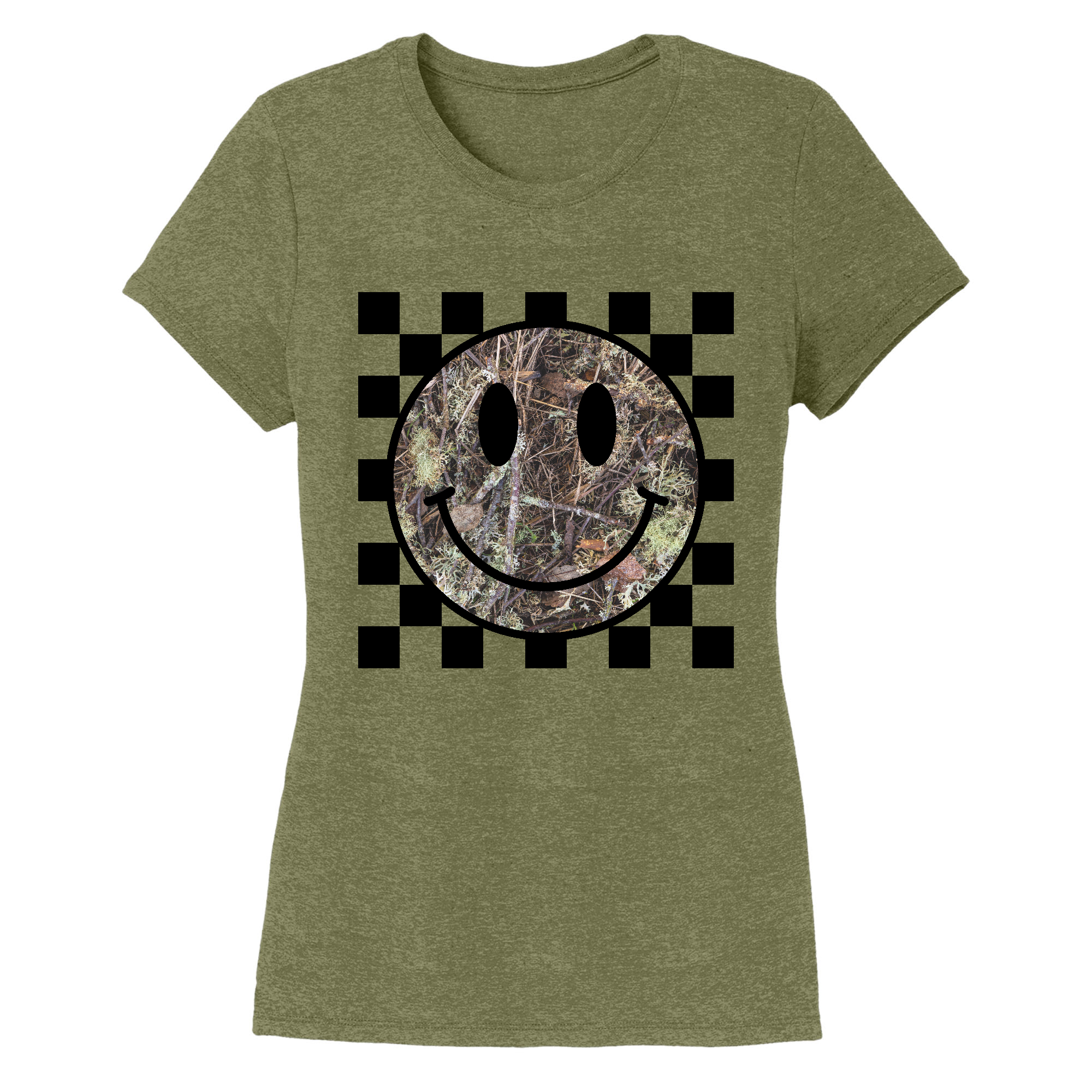 Womens X-Small Military Green Style_T-Shirt