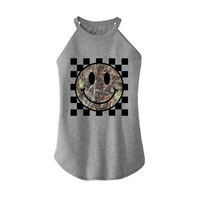 Womens X-Small Grey Rocker Tank Top
