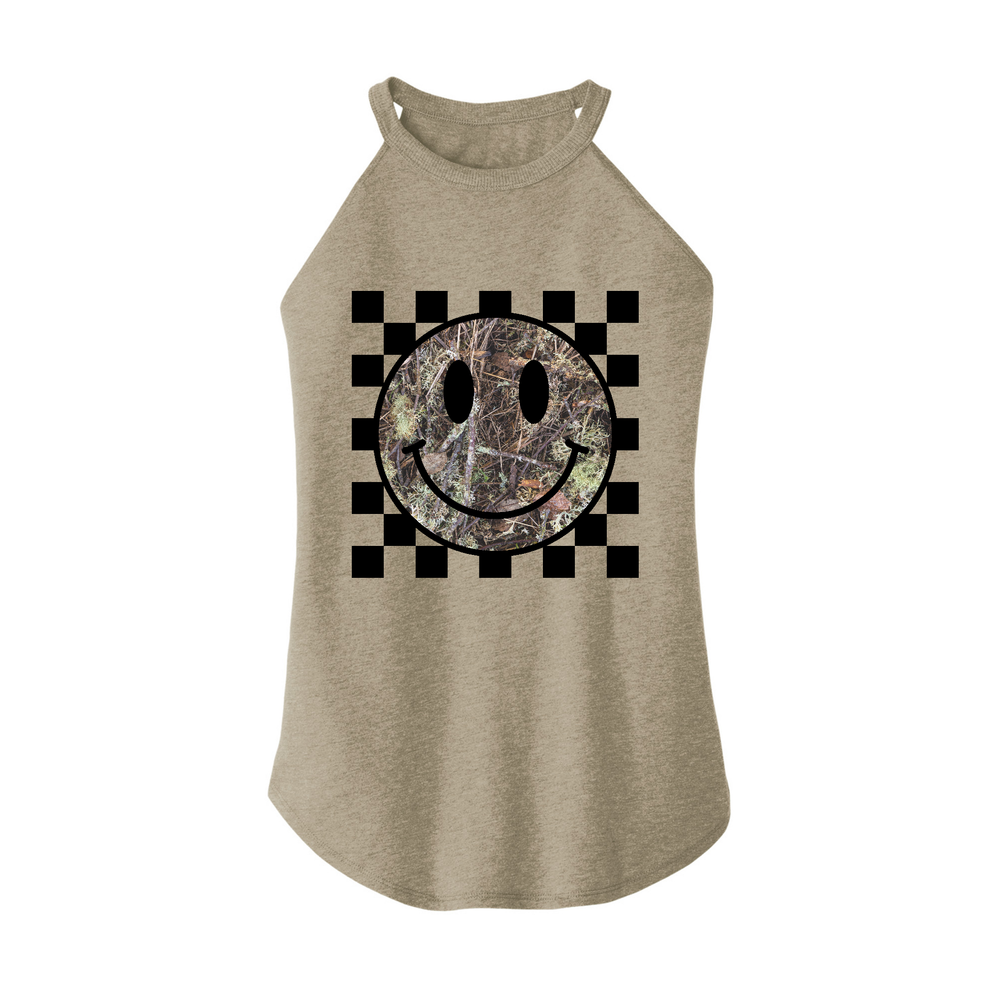 Womens X-Small Sand Rocker Tank Top