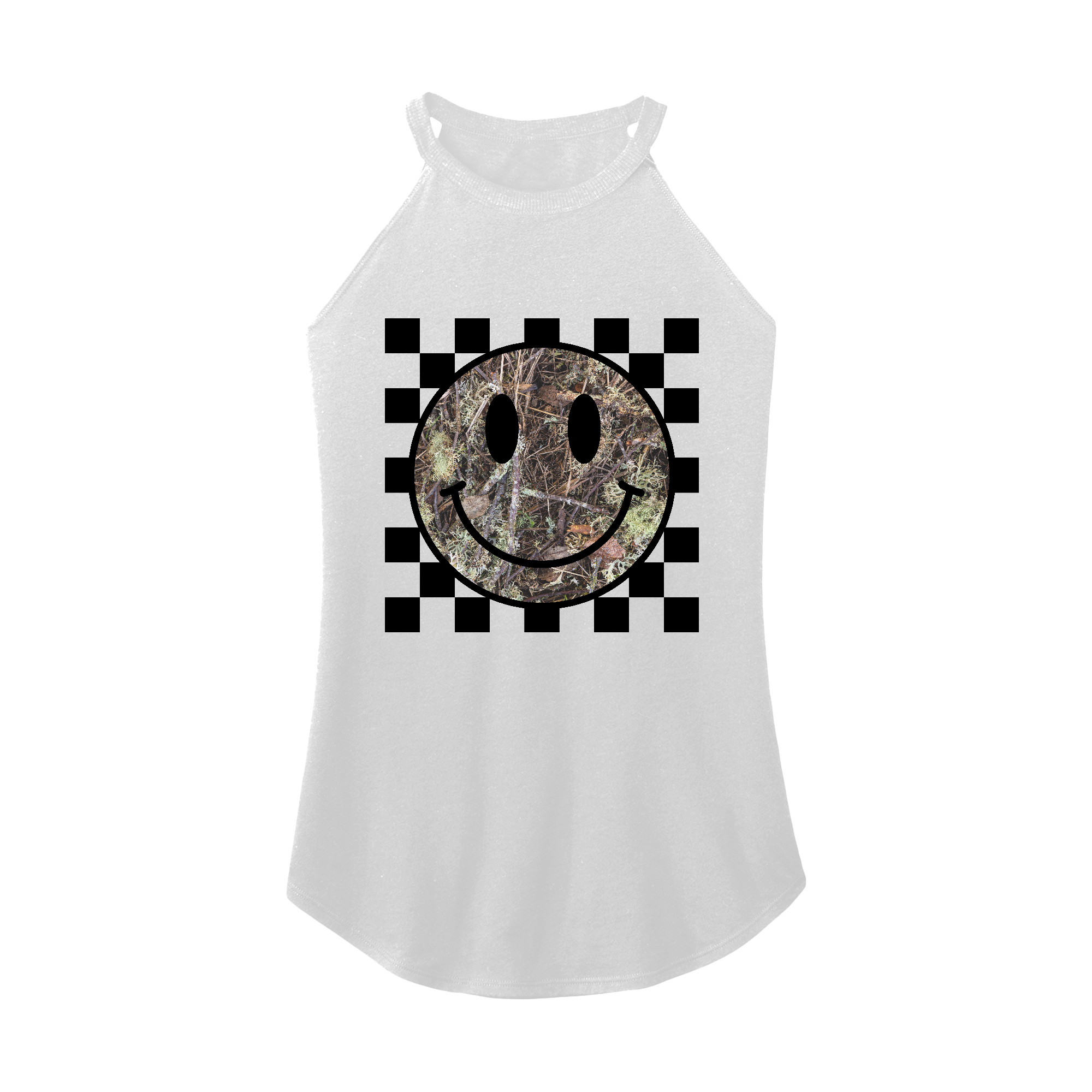 Womens X-Small White Rocker Tank Top