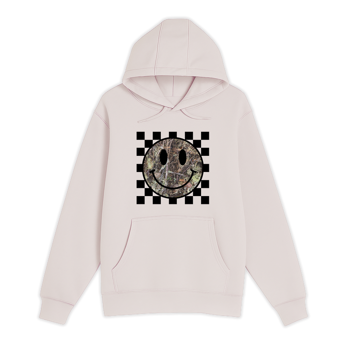 Unisex Small Light Pink Pullover Hooded Sweatshirt