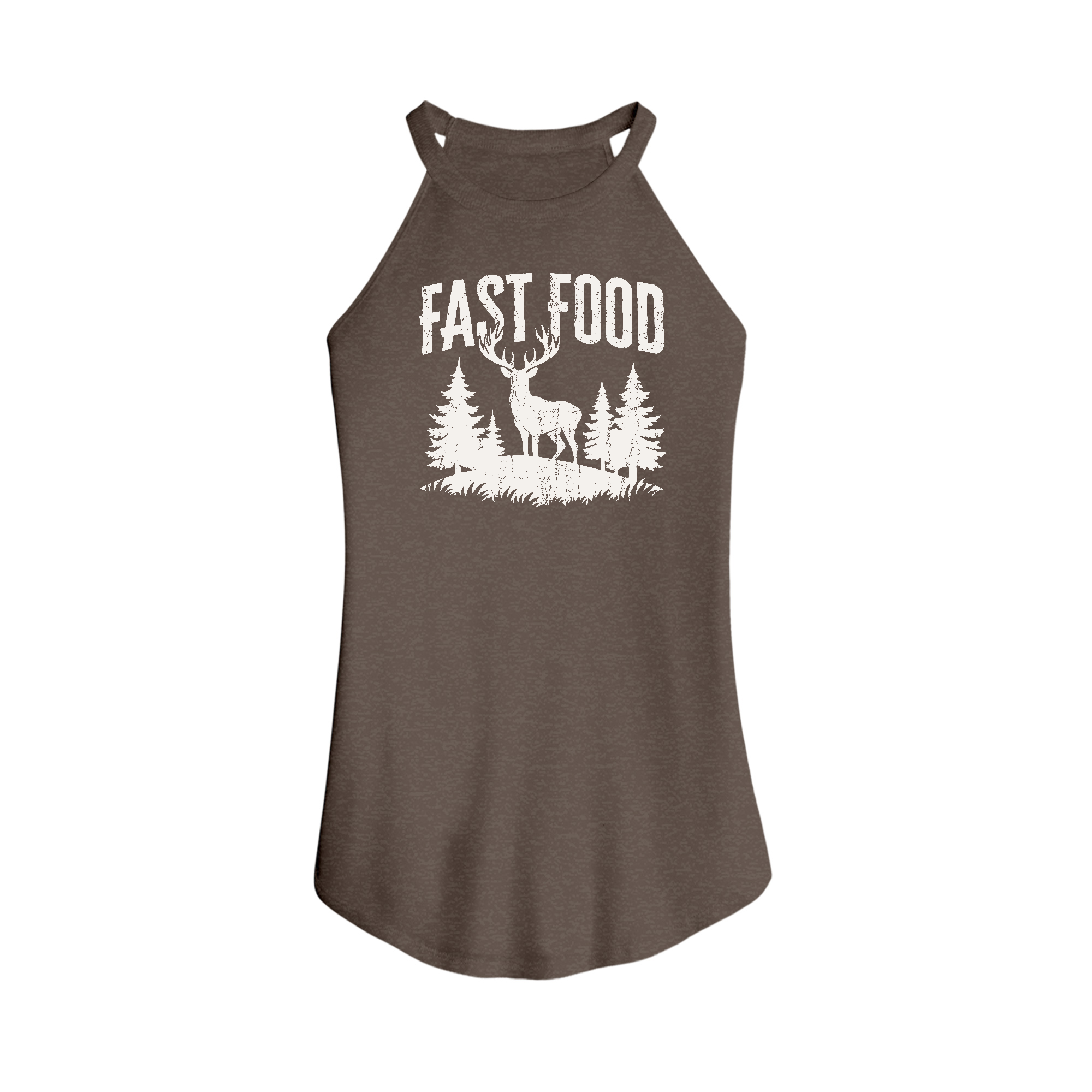 Womens X-Small Brown Tank Top