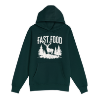 Unisex Small Sport Green Pullover Hooded Sweatshirt