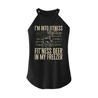 Womens X-Small Dark Heather Gray Rocker Tank Top