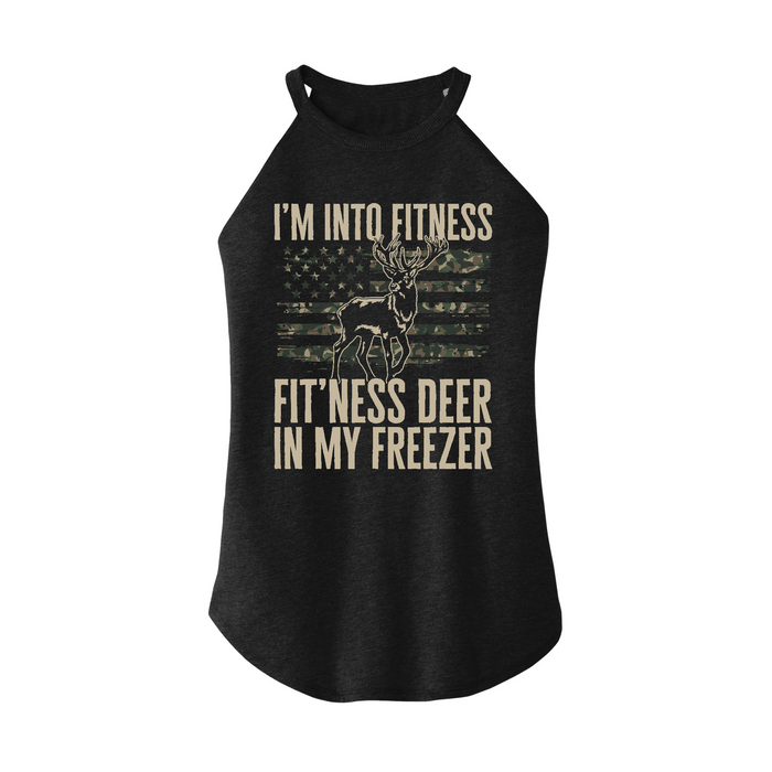 Womens X-Small Dark Heather Gray Rocker Tank Top