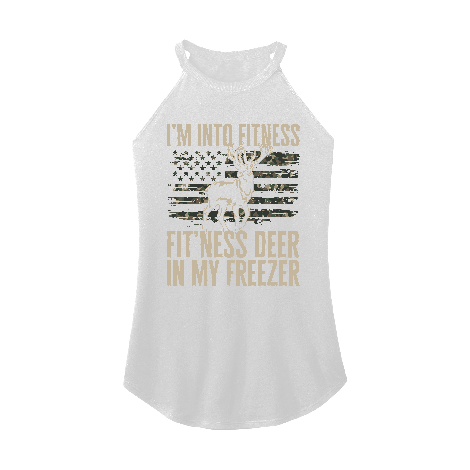 Womens X-Small White Rocker Tank Top