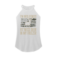 Womens X-Small White Rocker Tank Top