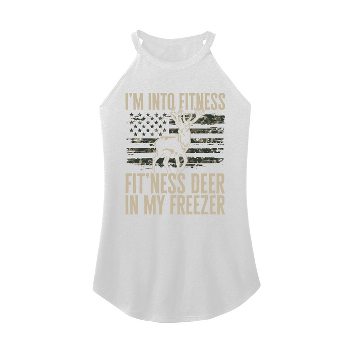 Womens X-Small White Rocker Tank Top