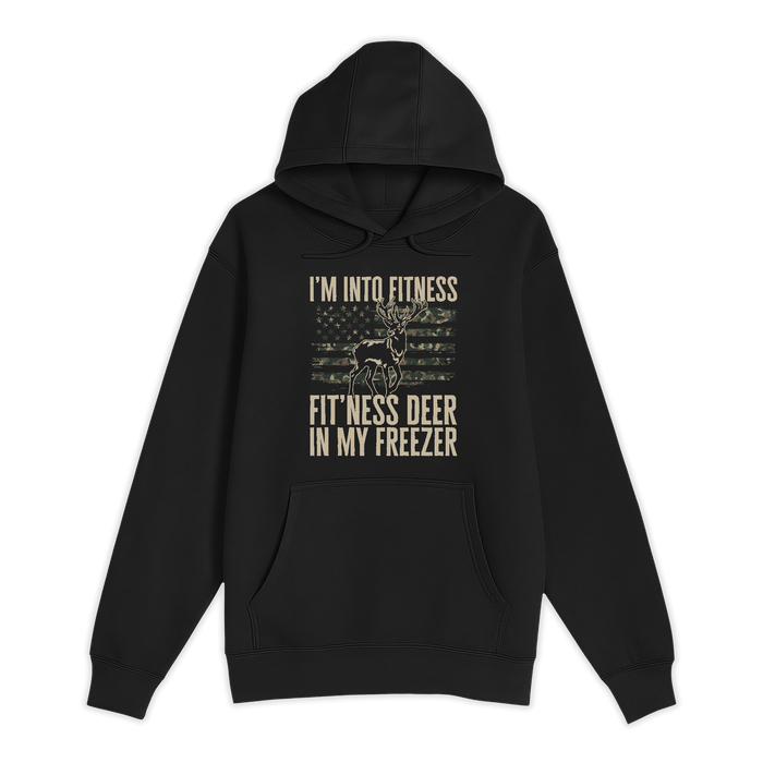 Unisex Small Black Pullover Hooded Sweatshirt