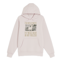 Unisex Small Light Pink Pullover Hooded Sweatshirt