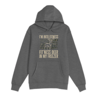 Unisex Small Charcoal Heather Pullover Hooded Sweatshirt