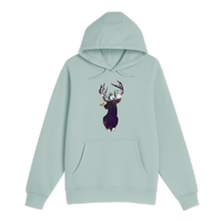 Unisex Small SEA FOAM Pullover Hooded Sweatshirt