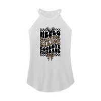 Womens X-Small White Rocker Tank Top