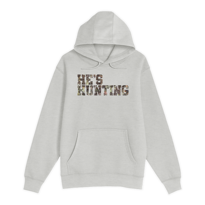 Unisex Small Oatmeal Pullover Hooded Sweatshirt