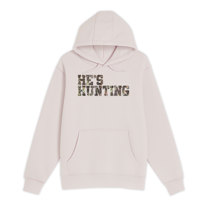 Unisex Small Light Pink Pullover Hooded Sweatshirt