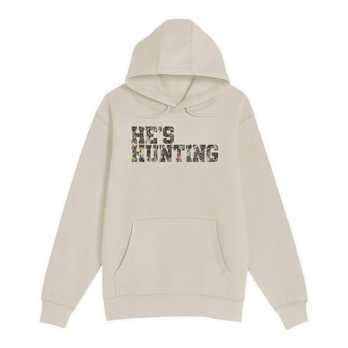 Unisex Small Natural Pullover Hooded Sweatshirt