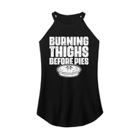 Womens X-Small Black Rocker Tank Top