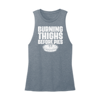 Womens X-Small Teal Muscle Tank