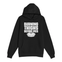Unisex Small Black Pullover Hooded Sweatshirt