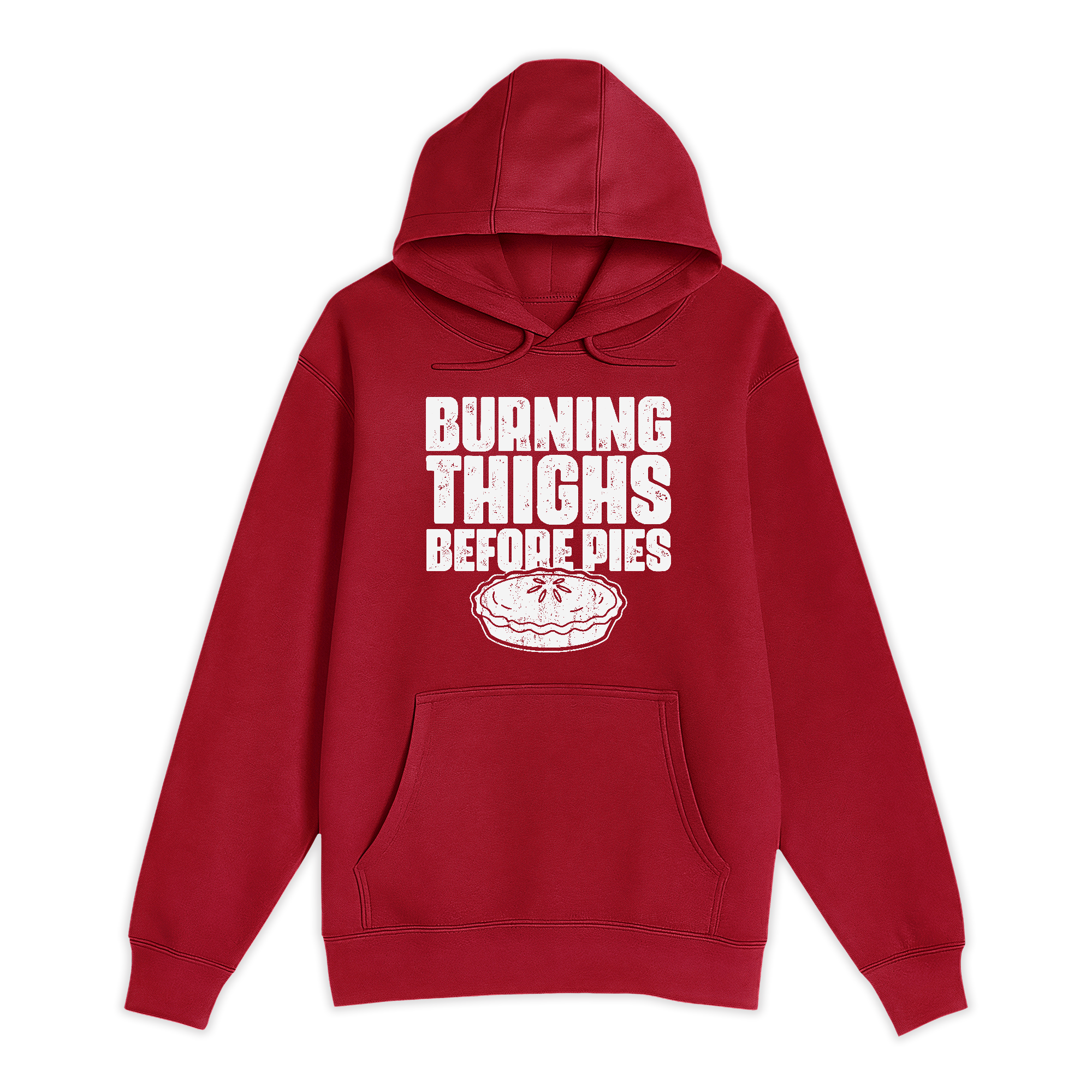 Unisex Small Cardinal Pullover Hooded Sweatshirt