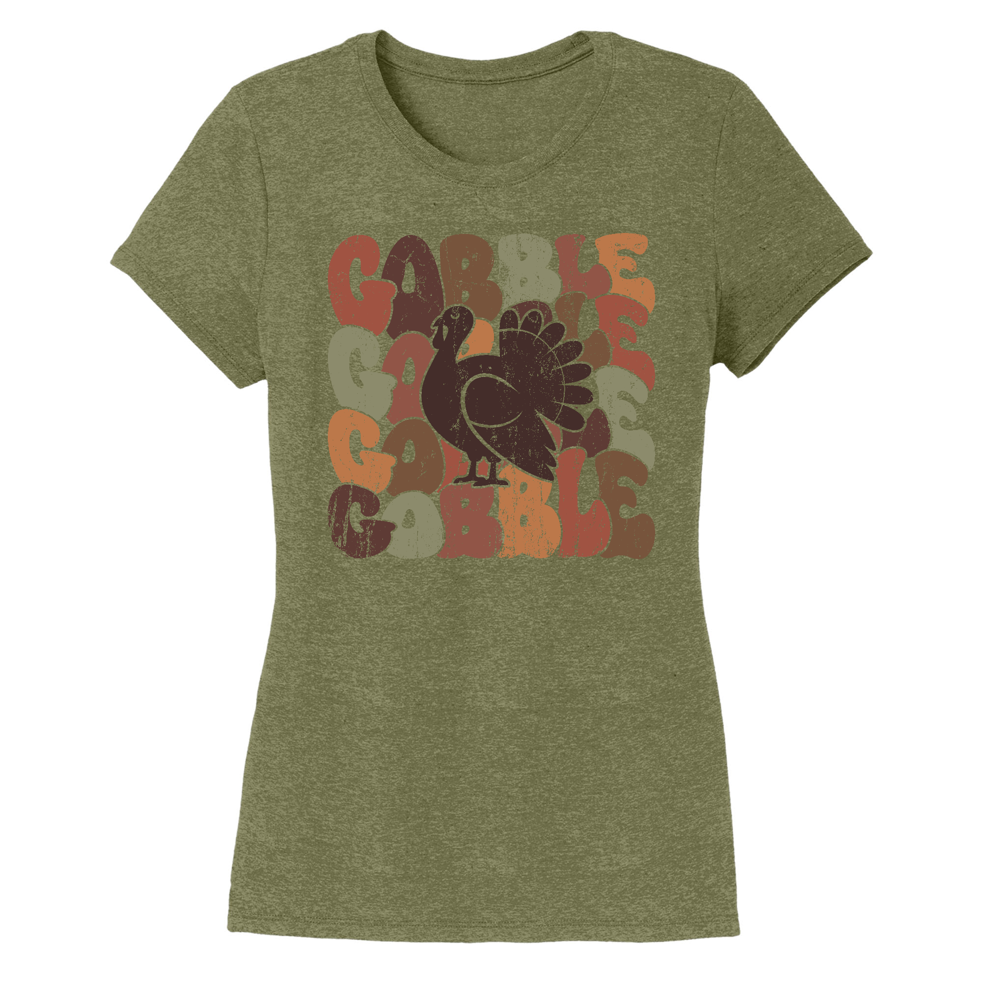 Womens X-Small Military Green Style_T-Shirt
